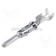 Контакт; "папа"; луженые; 1?2,5мм2; 2,5мм System; обжим; на провод