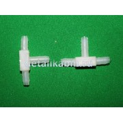 Тройник трубки омывателя кооп (белый)