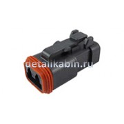 Разъем 2х контактный гнездовой