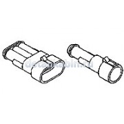 Разъем: провод-провод; Superseal 1.5; "папа"; вилка; PIN: 4; IP67