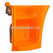 Щиток подножки левый оранжевый 63501