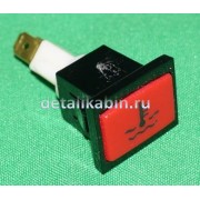 Лампа контрольная 24В (аварийная температура двигателя, красная)