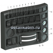 Заглушка кнопок Евро 3