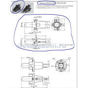 Патрон малый без штекера, с безцокольной лампой 12/1.2