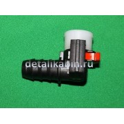 Быстроразъемное соединение VOSS (Д15) угловой красный