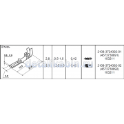 Штырь 2.8 мм сечение провода 1.25-2.5