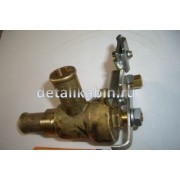 Кран отопления в сборе, бронза москва