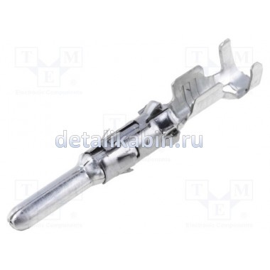 Контакт; "папа"; луженые; 1?2,5мм2; 2,5мм System; обжим; на провод Контакт; "папа"; луженые; 1?2,5мм2; 2,5мм System; обжим; на провод