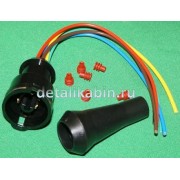 Соединитель СЦАЗ-2-6В Ф53.645.034/Ф50.005.035 проводами d 0.75-18 см