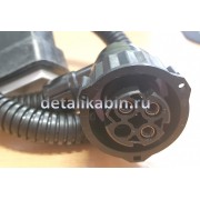 Жгут с колодкой 4 клеммы 3 провода 50 см