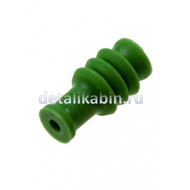 Уплотнение провода, зеленый d 2,1мм d отв: 3,6мм Уплотнение провода, зеленый d 2,1мм d отв: 3,6мм