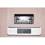 Прижим противосолнечного козырька широкий (черный)