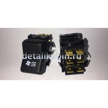 Переключатель вентилятора отопителя (из 6, из 9) Переключатель вентилятора отопителя (из 6, из 9)