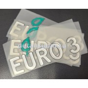 Наклейка EURO 3 (серебристый)