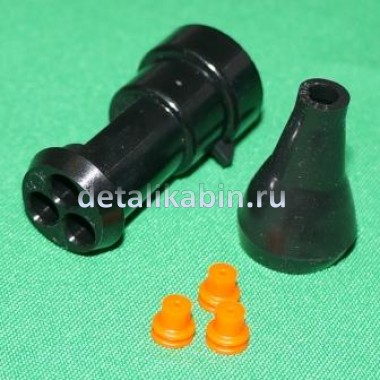 Соединитель 3 контакта СЦ5.501.203 В Ф53.645.042 (вилка) Соединитель 3 контакта СЦ5.501.203 В Ф53.645.042 (вилка)