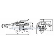 Соединитель 3 контакта СЦ5.601.203 Р Ф53.647.065 (розетка)