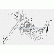Ручка рукоятки запора 5320-5018076