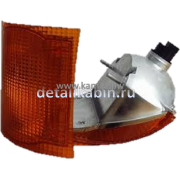 Указатель поворота передний на буфер ЕВРО НЕ ЗАВОД (оранжевый полукруглый)