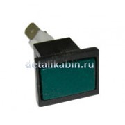 Лампа контрольная 24В (без символа, зеленая)