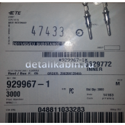 Контакт; "папа"; луженые; 0,5?1мм2; 2,5мм System; обжим; на провод