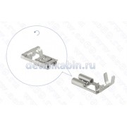 Гнездо 6.3 мм угловой (сеч.пров. 0.5-1.0)