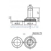 Крышка защитная для тумблеров (колпачок)