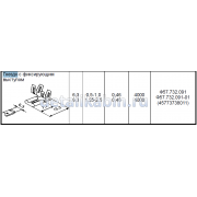 Гнездо 6.3 мм угловой (сеч.пров. 1.25-2.5)