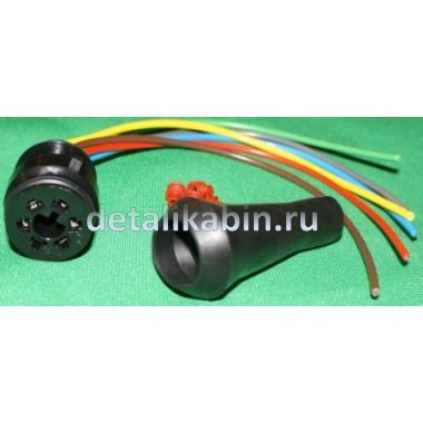 Соединитель СЦАЗ-2-6Р Ф53.647.055/Ф50.005.035 с проводами d 0.75-18 см Соединитель СЦАЗ-2-6Р Ф53.647.055/Ф50.005.035 с проводами d 0.75-18 см