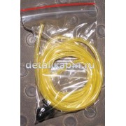 Трубопровод бачка омывателя с жиклёрами в сборе 74 град.(34+110+91=235 см) (желтый)