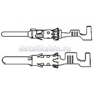 Контакт; "папа"; 0,5?1мм2; 1.5мм System; луженые; обжим; лента (929983-1) Контакт; "папа"; 0,5?1мм2; 1.5мм System; луженые; обжим; лента (929983-1)