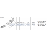 Гнездо 2.8 мм (сеч.пров. 0.5-1.0)