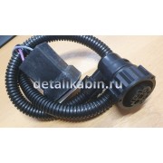 Жгут с колодкой 4 клеммы 3 провода 50 см