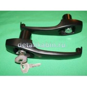 Ручка двери наружная в сборе с ключами лев/прав