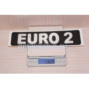 Наклейка EURO 2 (черная)