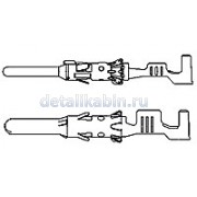 Контакт; "папа"; 0,5?1мм2; 1.5мм System; луженые; обжим; лента (929983-1)
