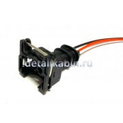 Разъем гнездовой датчика детонации в сборе с контактом  929939-3